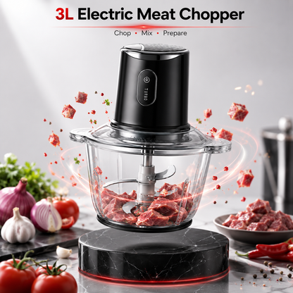 Premium 3L Electric Meat Grinder - 4 Blade Precision Chopper