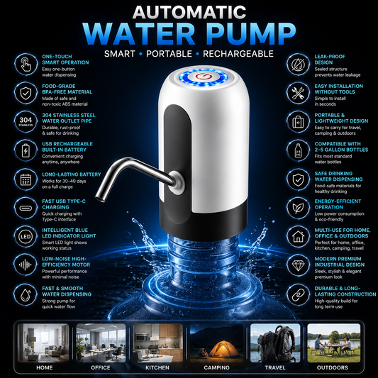 Automatic Drinking Water Dispenser Pump with LED Indicator