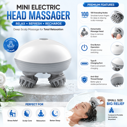 High Quality Electric Scalp & Body Massager - Premium Quality