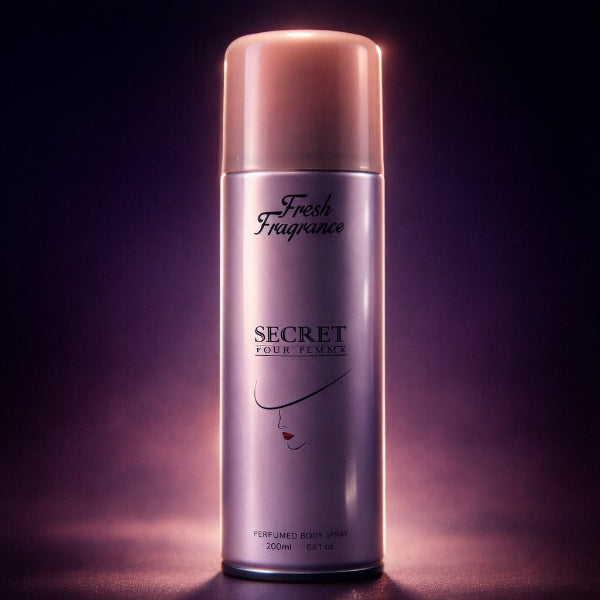 SECRET POUR FEMME Fresh Fragrance Perfumed Body Spray – 200ml