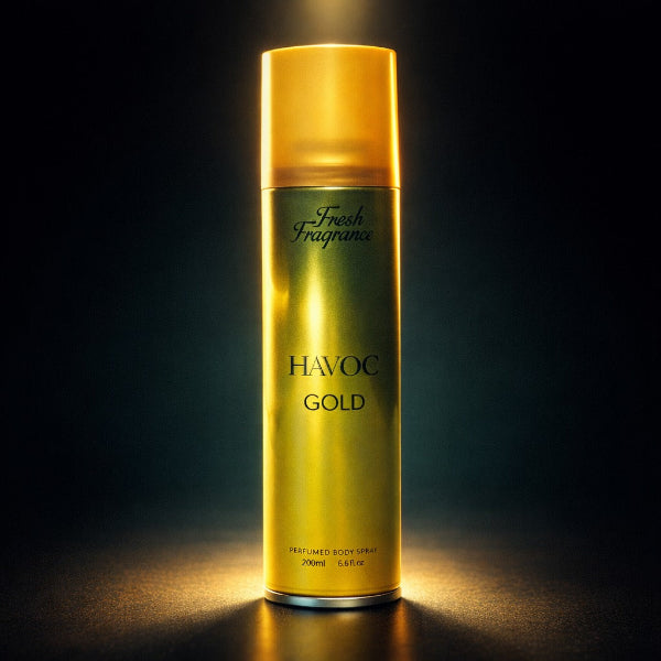 Havoc Gold Fresh Fragrance – Long-Lasting Premium Scent for Men | 200ml