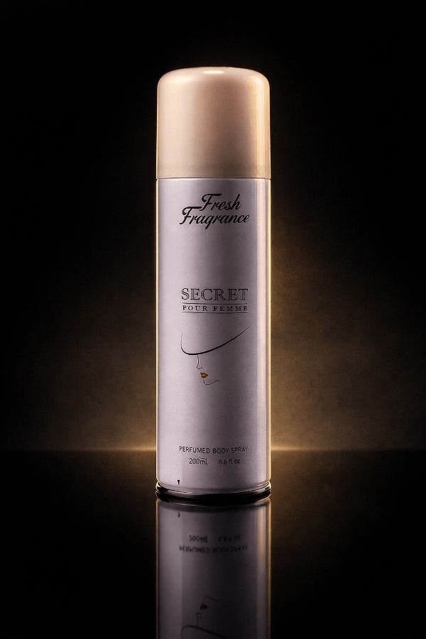 SECRET POUR FEMME Fresh Fragrance Perfumed Body Spray – 200ml