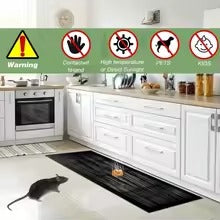Effective Rat and Mouse Glue Mat Trap - 120x28cm Sticky Rodent Catcher Sheet for Pest Control | Mouse Trap Carpet